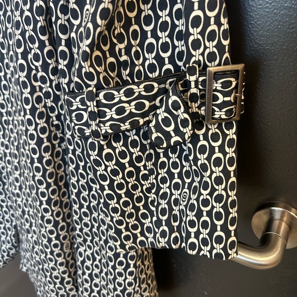 Spoom M-L (38) trench with great pattern in excellent condition so funky! EUC - Picture 5 of 16